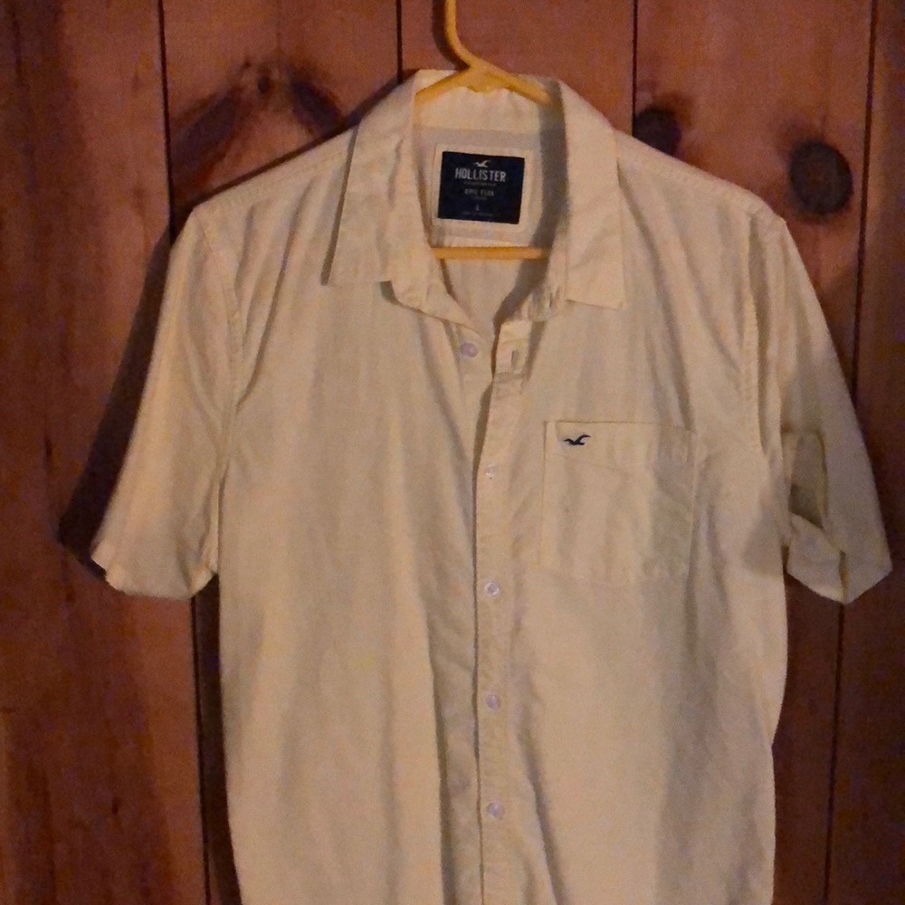 Holister collared shirt sleeve shirt